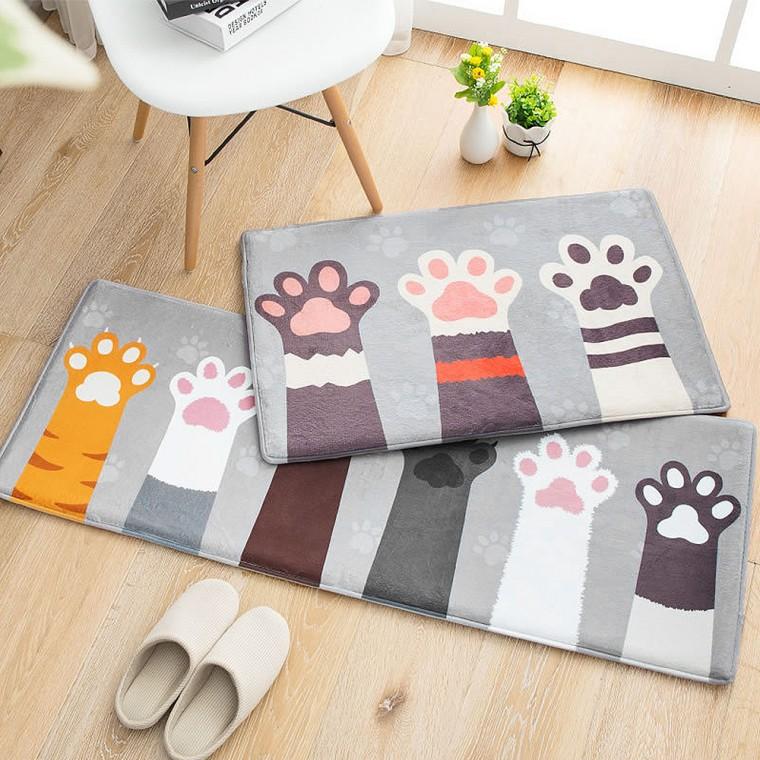 빨아쓰는 메모리폼 폭신한 싱크대 주방 매트 고양이 발바닥 발매트 45x120cm