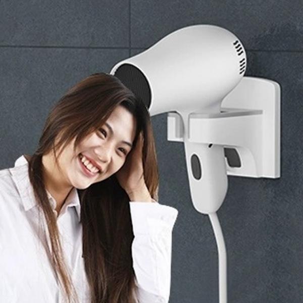욕실 헤어드라이기 거치대 드라이기 걸이 전선 수납