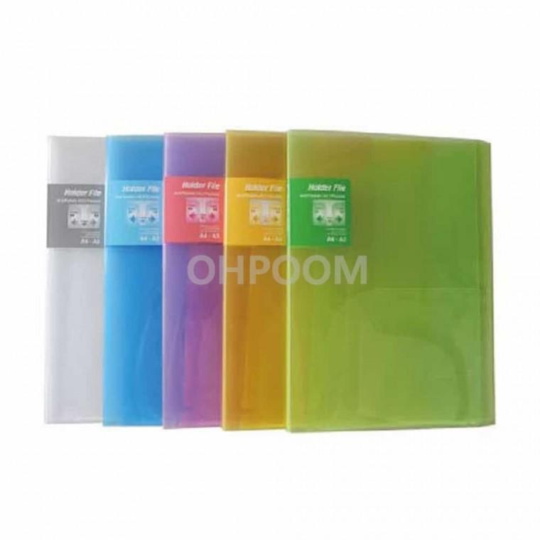 포켓화일 A4 청색 A4홀더 화일보관 파일철