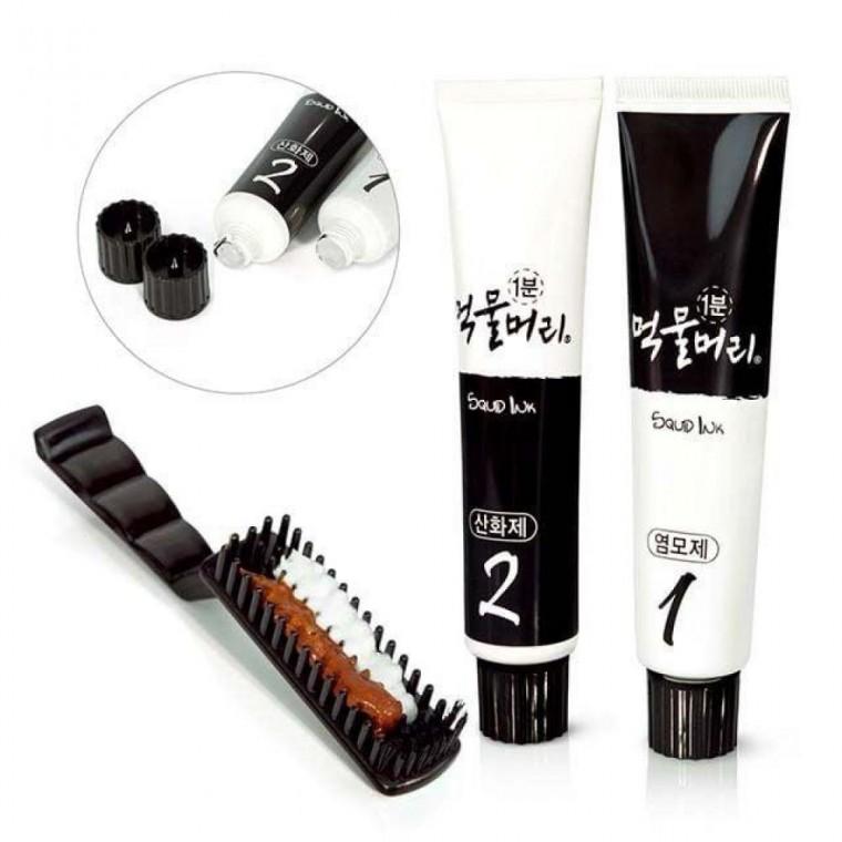 1분 순한 오징어먹물 새치염색약