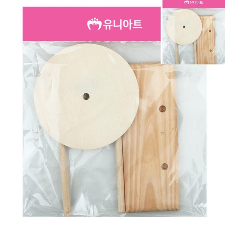 시계재료 나무 시계판 탁상 원형 시계만들기판 시계만들기 꾸미기판