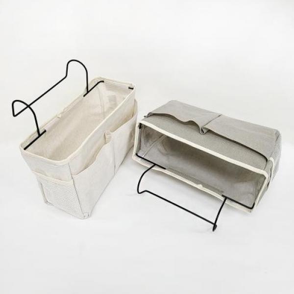 패브릭 배드포켓 첨대 사이드 수납걸이(특가)