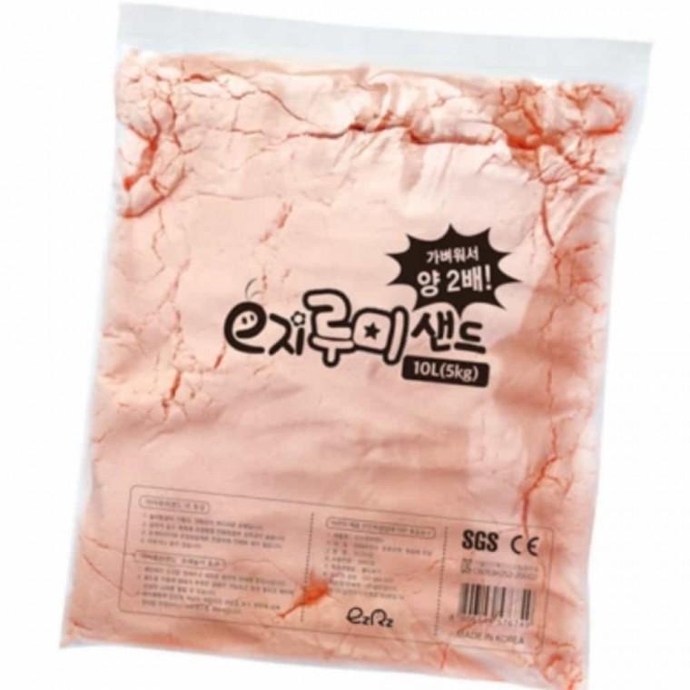 놀이모래 루미샌드 모래놀이 5kg(10L) 오렌지 촉감놀이
