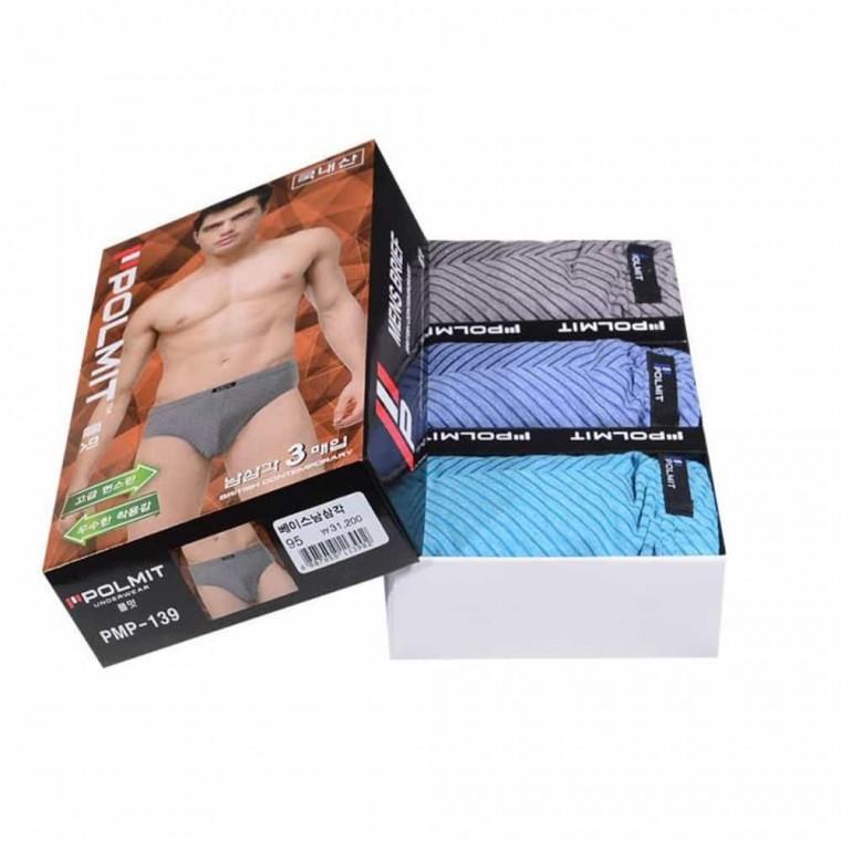 면스판 베이스 남삼각팬티 3매입 남자삼각속옷 남자삼각팬티 남성속옷