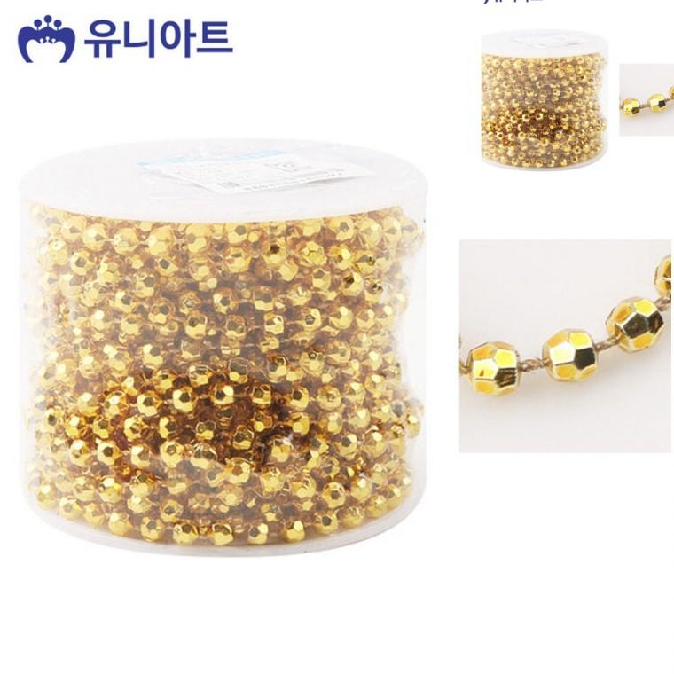 롤체인줄 금색 비즈공예줄 체인비즈 비즈공예