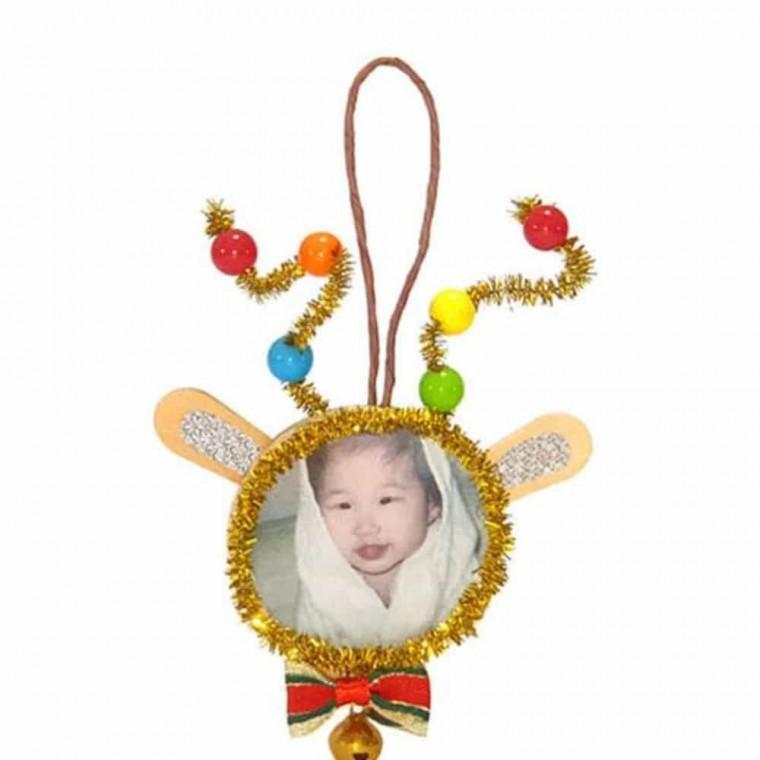 공예재료 루돌프 액자만들기