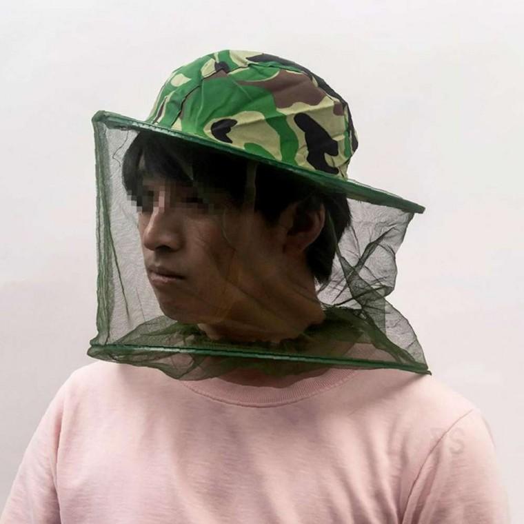 방충모자 그린 벌초모자 벌초보호장비 모기장모자 벌모자 카우보이모자