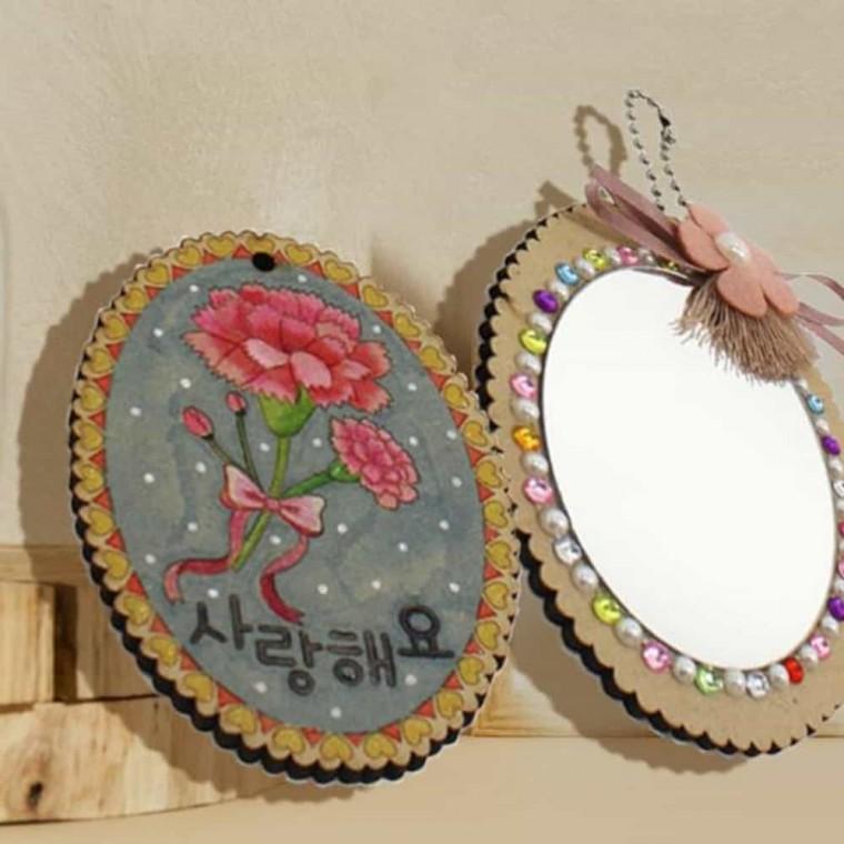단체만들기활동 카네이션 거울 만들기 1인용