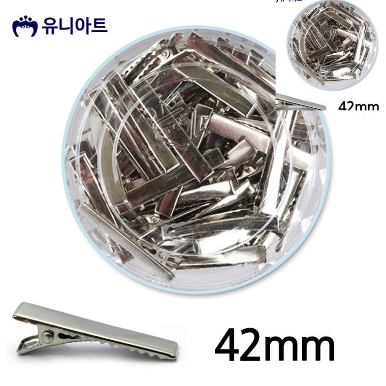 넙적핀 42mm 1통 머리핀부자재 삔재료 핸드메이드머리핀