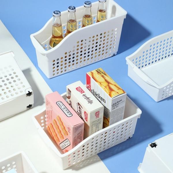 바퀴달린 사무용품정리함 수납정리함 사각 수납바스켓