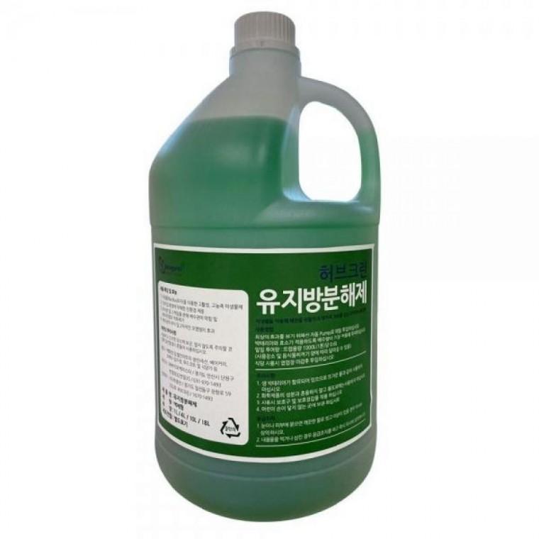배관 찌꺼기 세척제 허브 기름때 제거제 배수구 4L