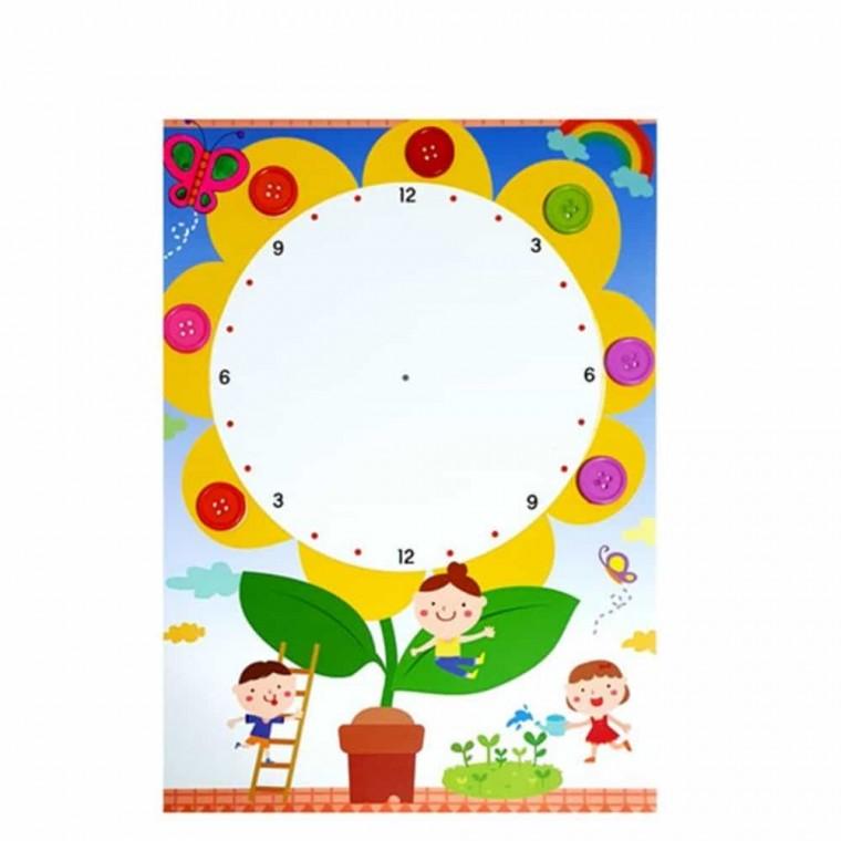 만들기DIY 단추꽃 생활계획표 만들기