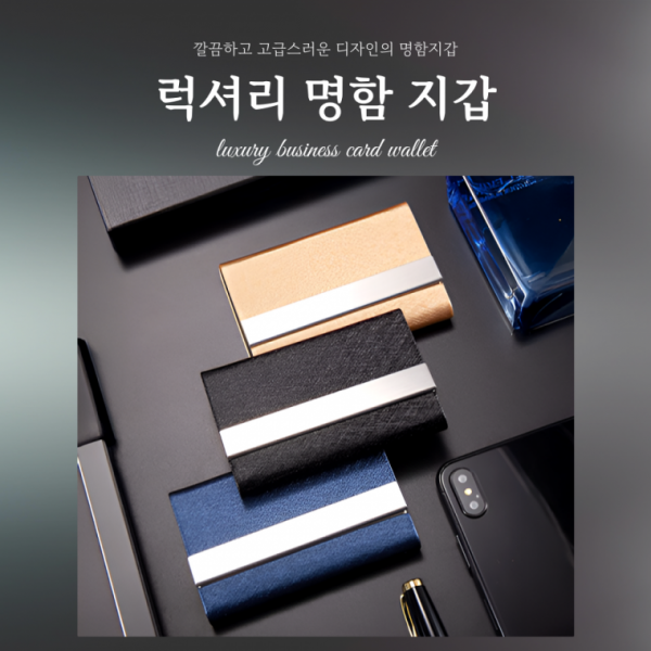 [BBT4] 슬림 럭셔리 명함지갑 카드수납 명함케이스 데일리 포멀 디자인