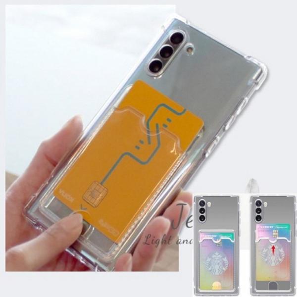 풀커버 카드 수납 에어 쿠션 투명 젤리케이스 S26 A17 17 S25FE A36 M16 G34 A16 A55 A15 A35 A25