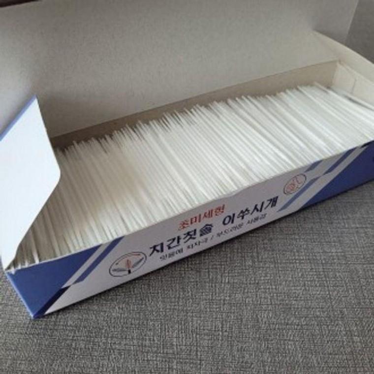 치간 칫솔 이쑤시개 부드러운 이수시개 요지 2000개입