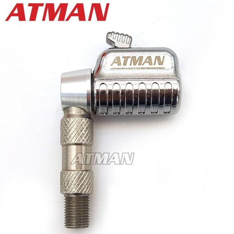ATMAN 신형 90 도 에어척 아답터 AT-N 100-D