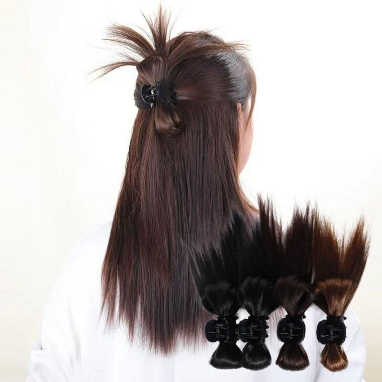 반묶음 가시번 가발 가시머리 까치머리 집게핀 집게머리핀 가시머리집게핀 여성집게핀