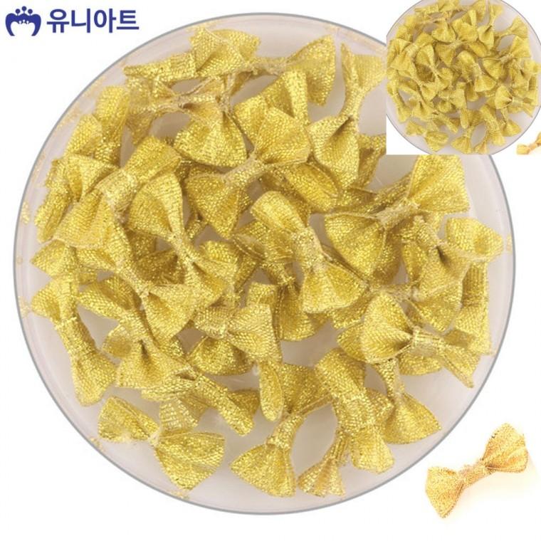 꼬마리본 금색 리본 1통 공예리본 선물리본 선물상자리본