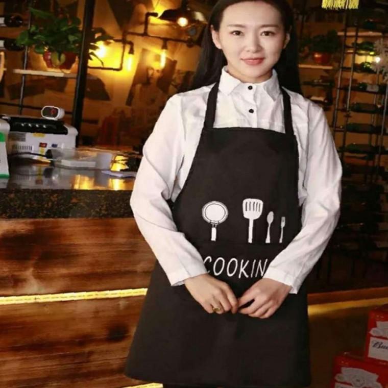 앞치마 베이지 식당앞치마 바리스타앞치마 갈색앞치마 위생앞치마 방수앞치마