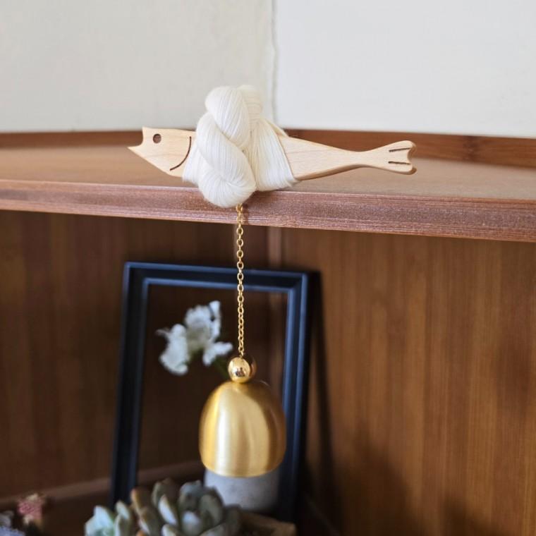 액막이 명태 뚱실 도어벨 현관 종 이사 개업 집들이 선물 신혼부부 행운 부적