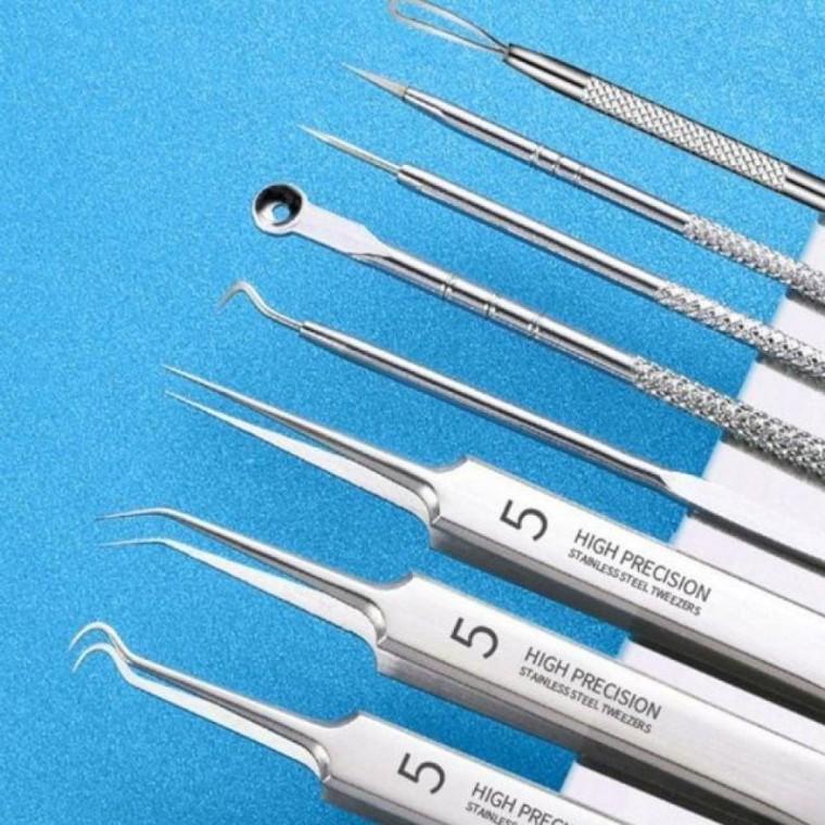 피부 블랙 헤드 압출 도구 8종 세트