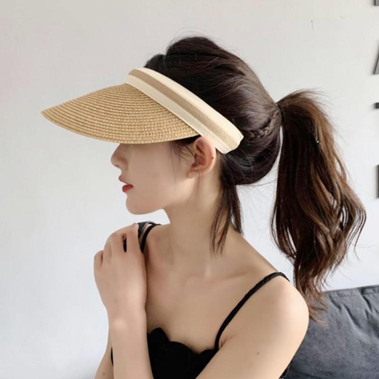 여자 여름 라탄썬캡 3컬러