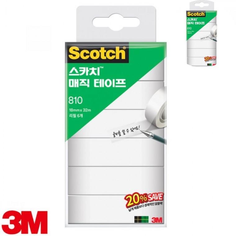 매직테이프 18mm x 32m 주방메모테이프 화이트테이프 냉장고메모테이프