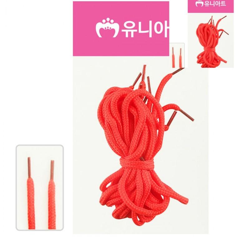 신발끈 빨강 신발끈공예 매듭끈 끈매듭