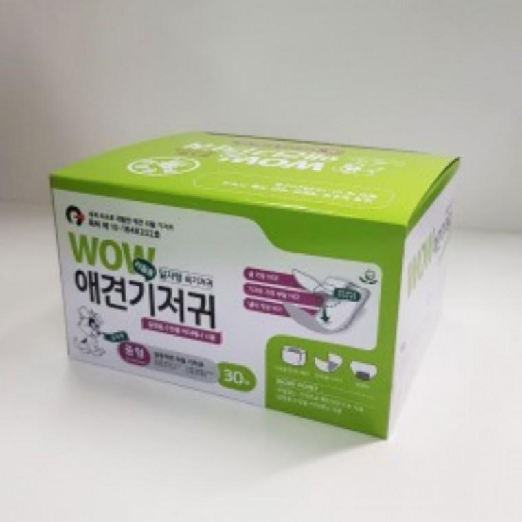 안전흐름방지방수막반려견기저귀 30매 중형 순면애견리필패드 일회용속기저귀일자형 패드대용