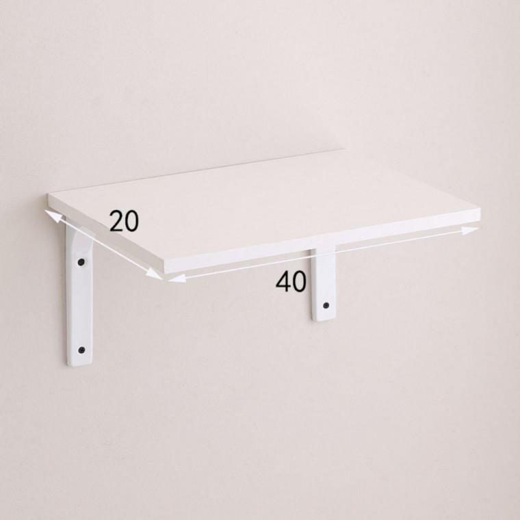 원목 나무 벽선반 40x20cm