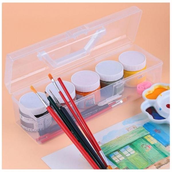 투명 긴사각 수납 케이스 대형