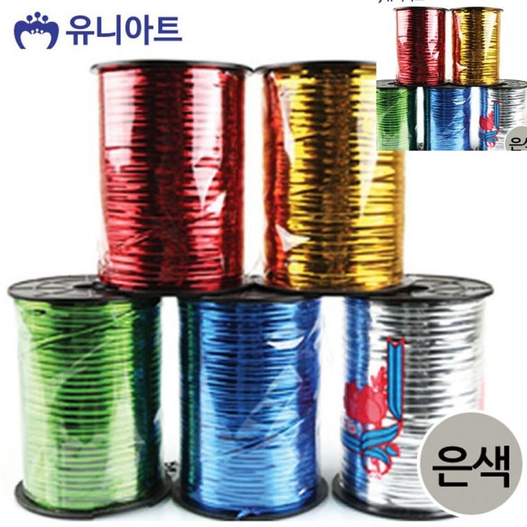 롤빵끈 은색 선물포장 빵끈 라벨끈 빵타이 포장타이