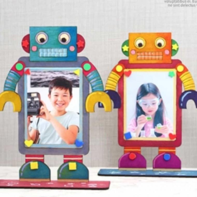 DIY액자 로봇 탁상액자 만들기 4인용