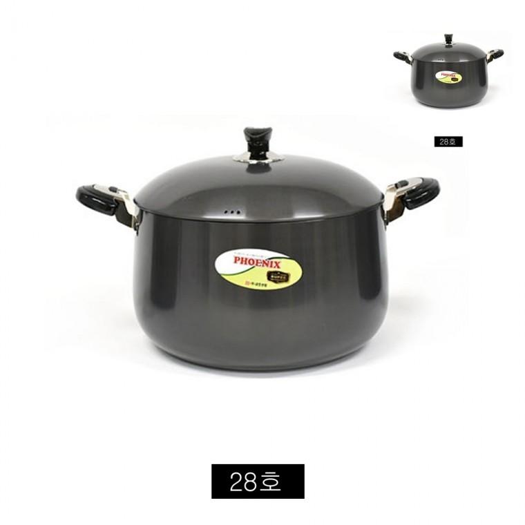 경질 1단 곰솥 냄비 28호 28cm 업소용찌개냄비 찌개냄비 샤브샤브냄비