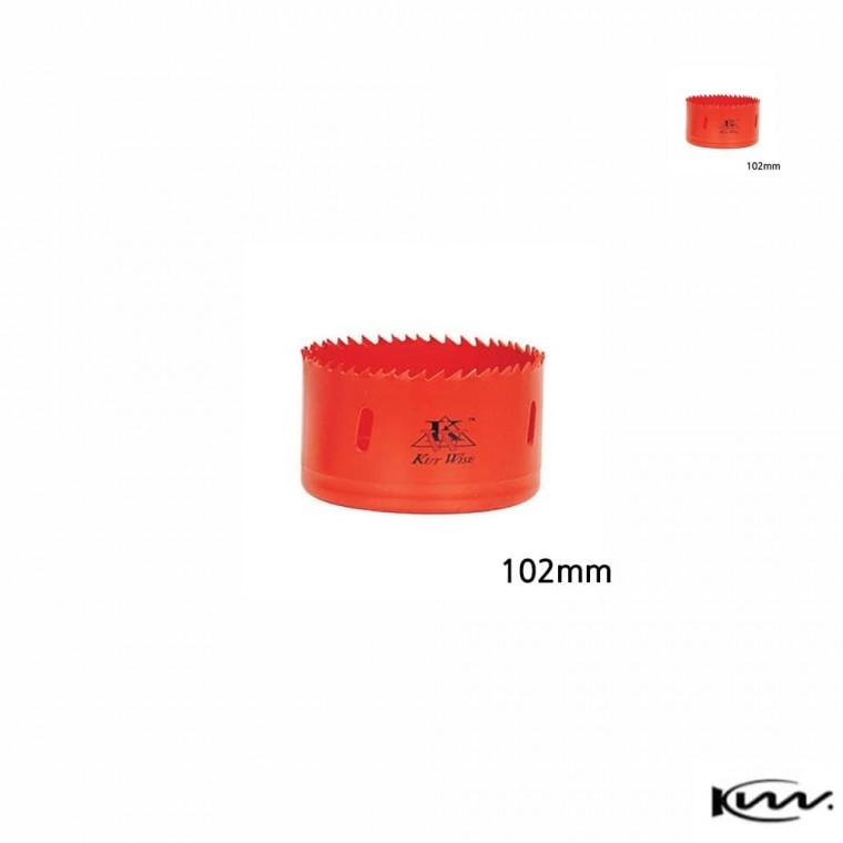 바이메탈홀쏘 102mm 드릴공구 천공날드릴용 철홀쏘