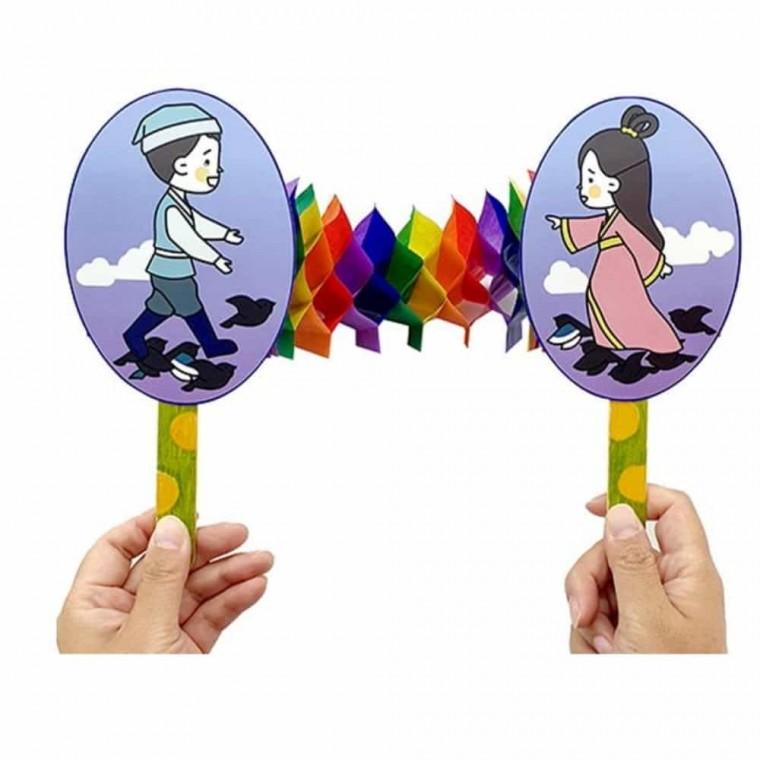 미술재료 견우와 직녀 만들기