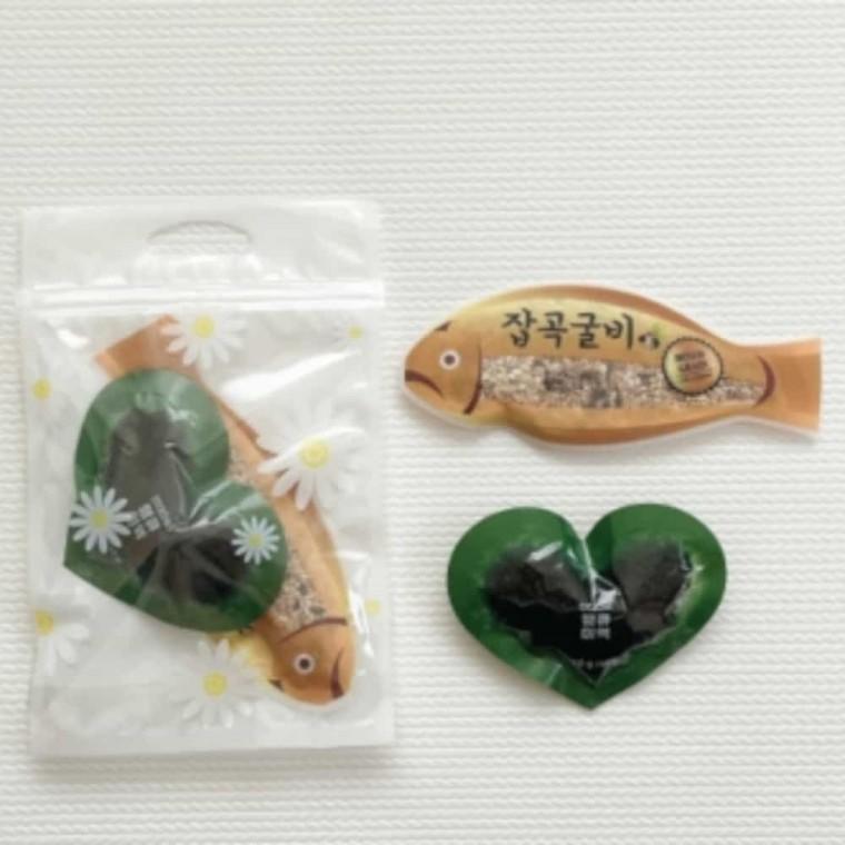 유치원생일답례품 하트미역 답례품 마가렛 어린이집 답례품 옵션1