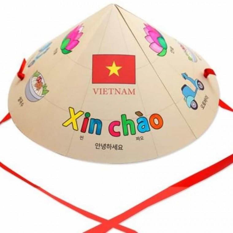 논라만들기 베트남 모자 논라 만들기 4인용