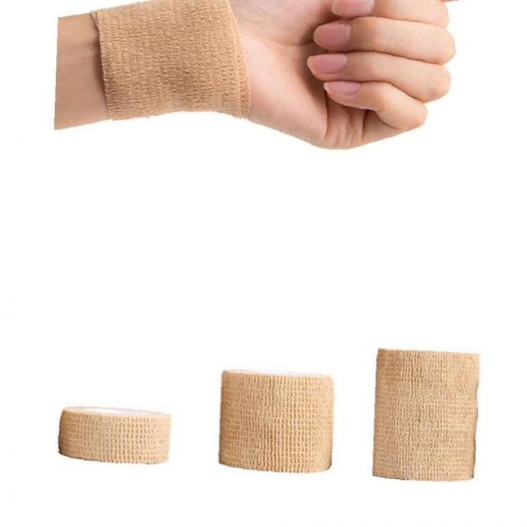 자가점착 밴드 2.5CM 압박붕대테이프 접착식압박붕대 압박반창고 테이핑반창고 손가락밴딩