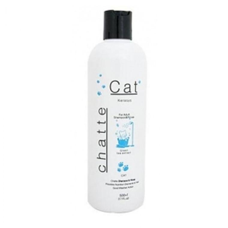 고양이 샤뜨 샴푸 린스 성묘용 500ml 1P 셀프 목욕