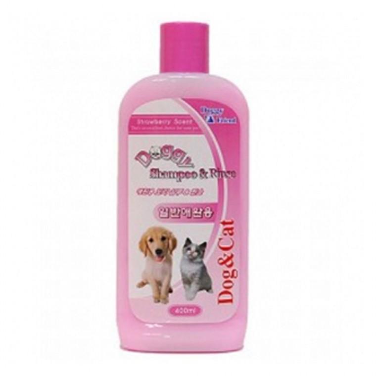강아지 도기 샴푸 린스 400ml 1P 셀프 목욕 위생 세정