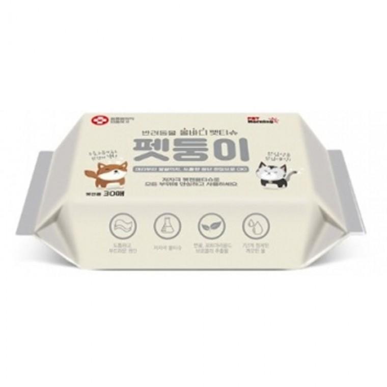 강아지 저자극 올바디 물티슈 30매입 1P 목욕 위생