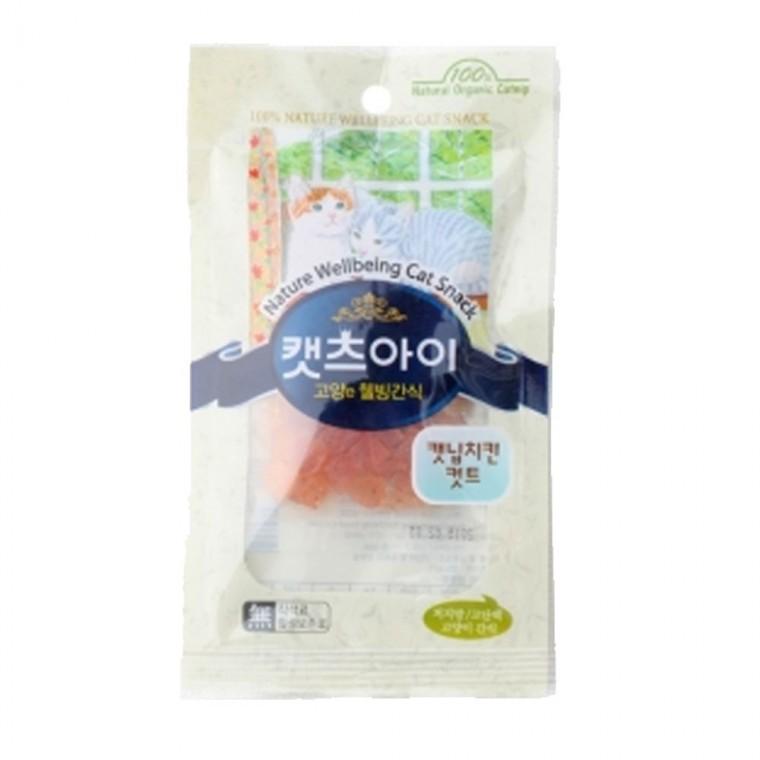 고양이 캣닢 치킨 컷트 27g 1P 반려묘 육포 져키 간식
