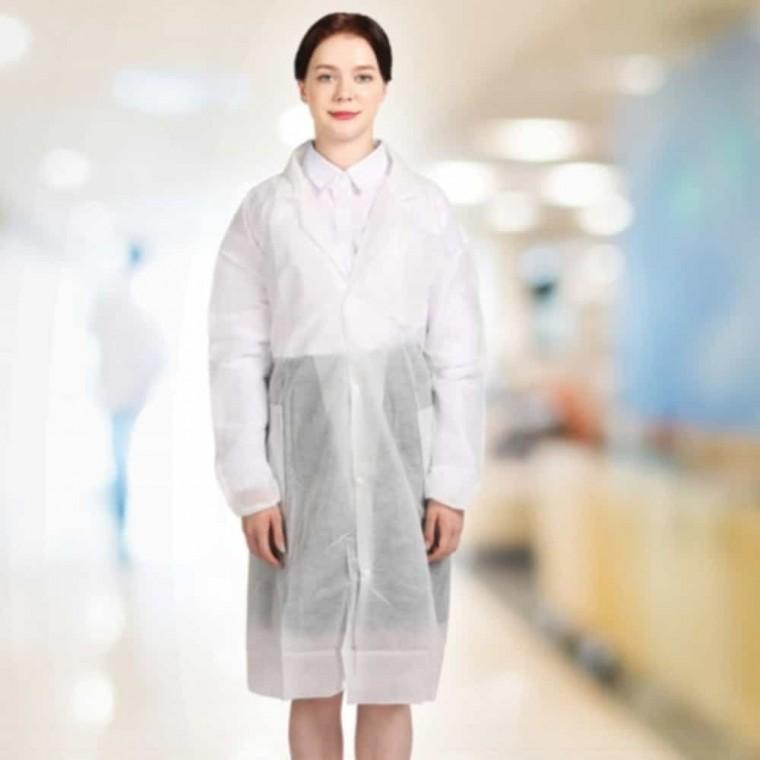 부직포가운 일회용 부직포 실험복 위생가운 50매