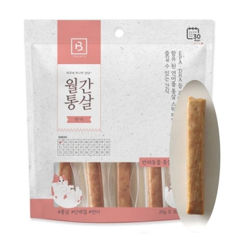 고양이 통살 간식 연어 30개입 1P 영양 스틱 개별