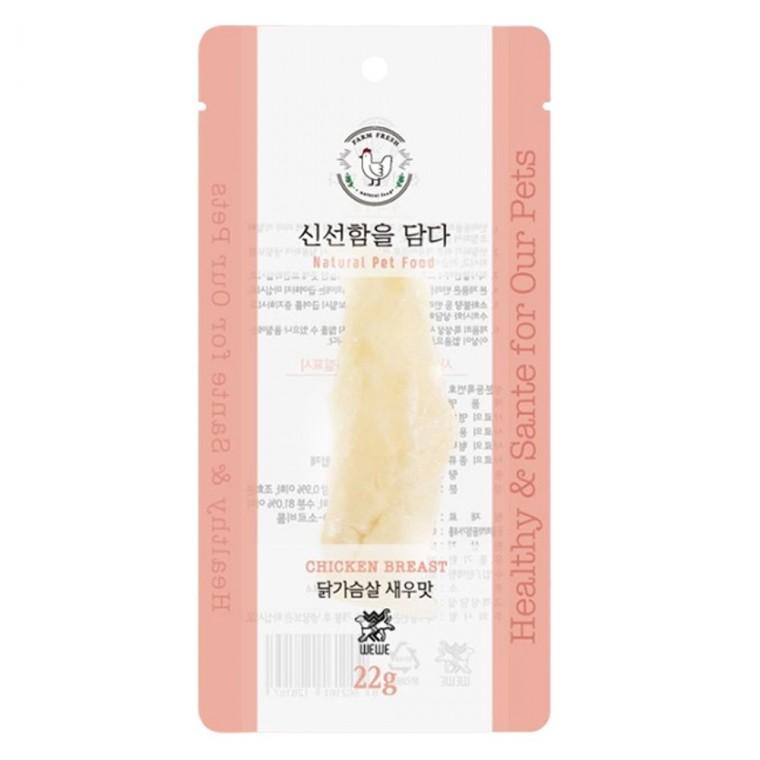 고양이 닭가슴살 새우 22g 1P 냥이 통살 단백질 간식