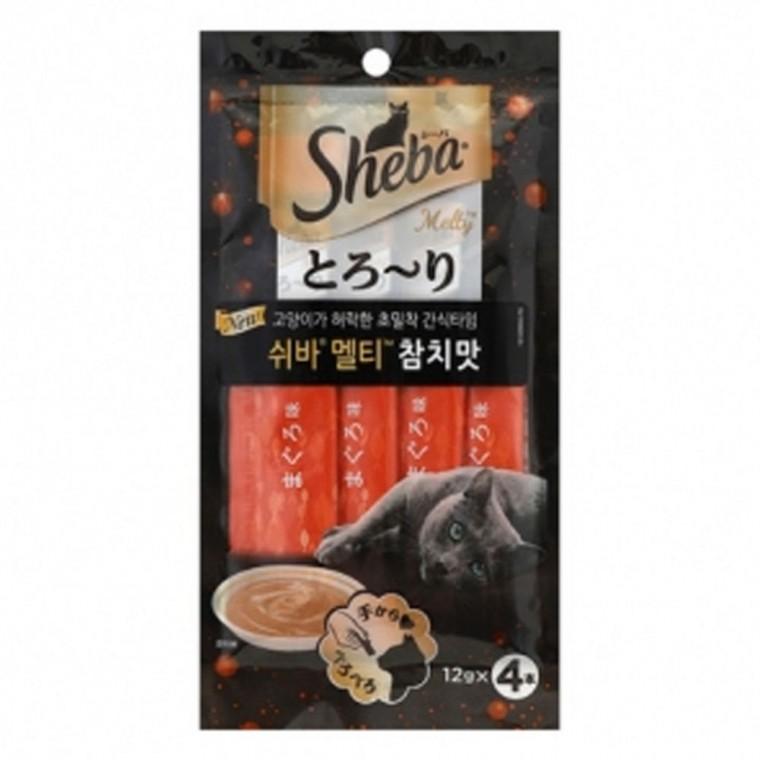 반려묘 습식 간식 참치 12g 4개입 1P 영양 파우치