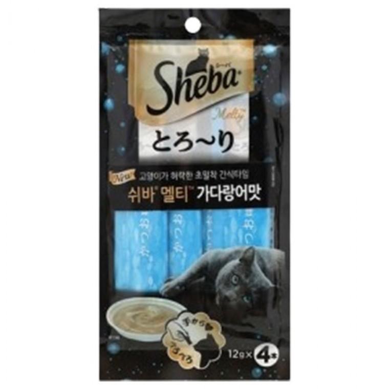 반려묘 습식 간식 가다랑어 12g 4입 1P 영양 파우치