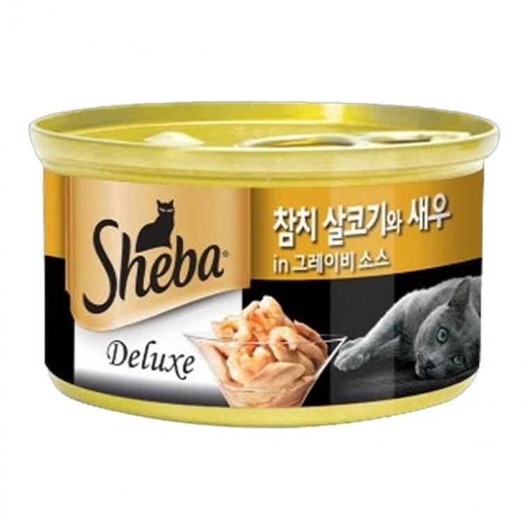 고양이 영양 캔간식 참치 통새우 85g 1P 습식 통조림