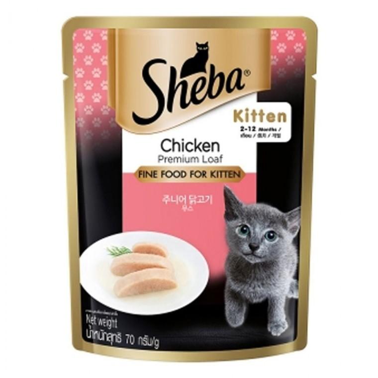 고양이 키튼 닭고기 무스 70g 1P 반려묘 습식 파우치